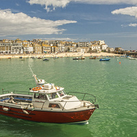 Buy canvas prints of St Ives Cornwall by Clive Eariss