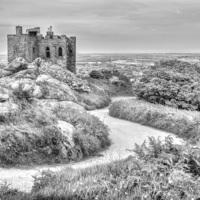 Buy canvas prints of Carn Brea Castle Cornwall by Clive Eariss