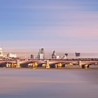 Buy canvas prints of St Pauls And Blackfriers Bridge London by Clive Eariss