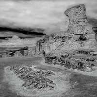 Buy canvas prints of Hadleigh Castle Essex by Clive Eariss
