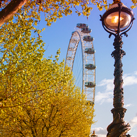 Buy canvas prints of  London Eye South Bank by Clive Eariss