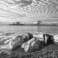 Buy canvas prints of  Worthing Beach West Sussex by Clive Eariss