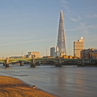 Buy canvas prints of  Shard In The Sun by Clive Eariss