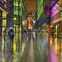 Buy canvas prints of Rain In London by Clive Eariss