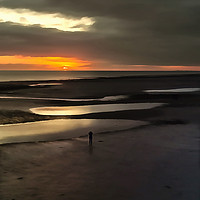 Buy canvas prints of Alone At Worthing by Clive Eariss