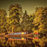 Buy canvas prints of The River Wey by Clive Eariss