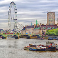 Buy canvas prints of City View London by Clive Eariss