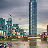 Buy canvas prints of Vauxhall  London City by Clive Eariss