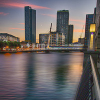 Buy canvas prints of The Docklands London by Clive Eariss