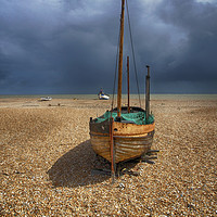 Buy canvas prints of Boat At Dungeness by Clive Eariss