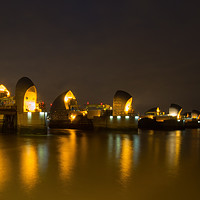 Buy canvas prints of The Thames Barrier by Clive Eariss
