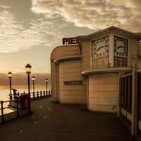 Buy canvas prints of Worthing Pier Dawn by Clive Eariss