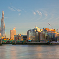 Buy canvas prints of Southwark Bridge And Shard by Clive Eariss