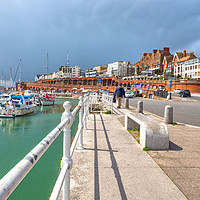 Buy canvas prints of Ramsgate Marina Kent by Clive Eariss