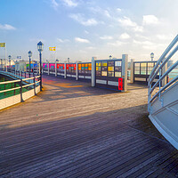 Buy canvas prints of Worthing Pier Colours by Clive Eariss