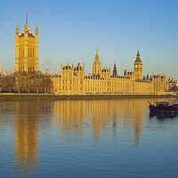 Buy canvas prints of Sunrise Houses Of Parliament by Clive Eariss