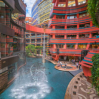 Buy canvas prints of Canal City Hakata by Clive Eariss
