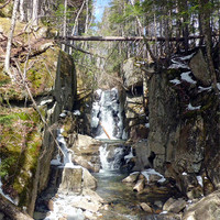 Buy canvas prints of Baby Flume Dixville Notch by Peter Castine
