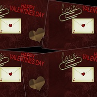 Buy canvas prints of HAPPY VALENTINES DAY by Charlotte McKay