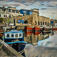 Buy canvas prints of Seahouses Harbour by Brian Tarr