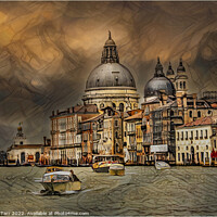Buy canvas prints of The Grand Canal in Venice by Brian Tarr