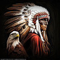 Buy canvas prints of Chief Sitting Eagle by Brian Tarr