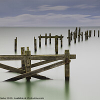 Buy canvas prints of Swanage Old Pier by Robert clarke