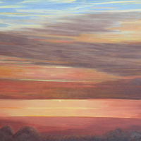 Buy canvas prints of Autumn Sunset by Olive Denyer