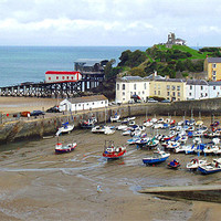 Buy canvas prints of Tenby harbour by Geoff Phillips