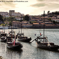 Buy canvas prints of Porto Boats by Robert Pettitt