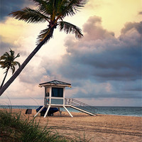 Buy canvas prints of Sunset at the Beach by Robert Pettitt