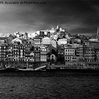 Buy canvas prints of Old Porto at Sunset by Robert Pettitt