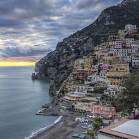 Buy canvas prints of Positano Amalfi Coast by Robert Pettitt