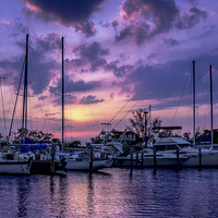 Buy canvas prints of Sunset in Florida by Robert Pettitt