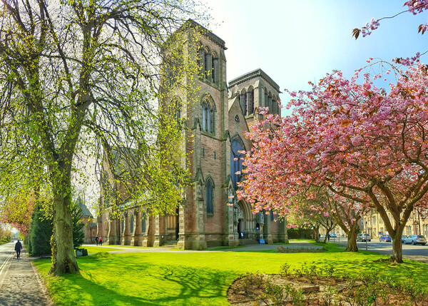 Inverness Cathedral Picture Board by Macrae Images