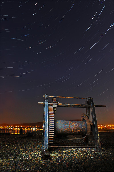Clachnaharry star trails Picture Board by Macrae Images