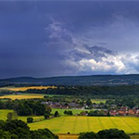 Buy canvas prints of Thunderstorm over Beauly by Macrae Images