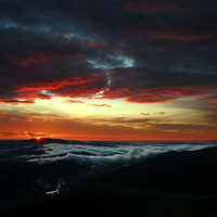 Buy canvas prints of Highland sunrise by Macrae Images