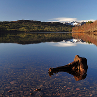 Buy canvas prints of   Loch Beinn a' Mheadhoin by Macrae Images