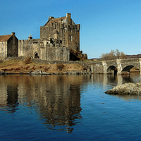 Buy canvas prints of  Eilean Donan Castle by Macrae Images