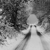 Buy canvas prints of Winter Road by Macrae Images