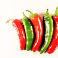 Buy canvas prints of Five Chillis by Adrian Wilkins