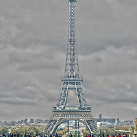 Buy canvas prints of  Eiffel Tower, Paris by Graeme Raffan