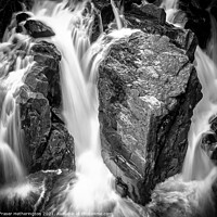Buy canvas prints of Braan Falls at the Hermitage, Perthshire by Fraser Hetherington