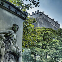 Buy canvas prints of Looking towards Edinburgh Castle by Fraser Hetherington