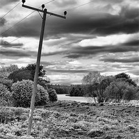 Buy canvas prints of Leaning pole of Perth Inch by Fraser Hetherington