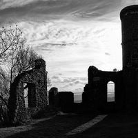 Buy canvas prints of Shadow of the Tower by Fraser Hetherington