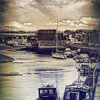 Buy canvas prints of Harbour Life by Fraser Hetherington