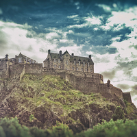 Buy canvas prints of Edinburgh Castle by Fraser Hetherington