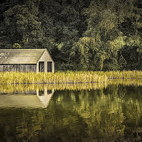 Buy canvas prints of Loch Hope Boathouse by Fraser Hetherington